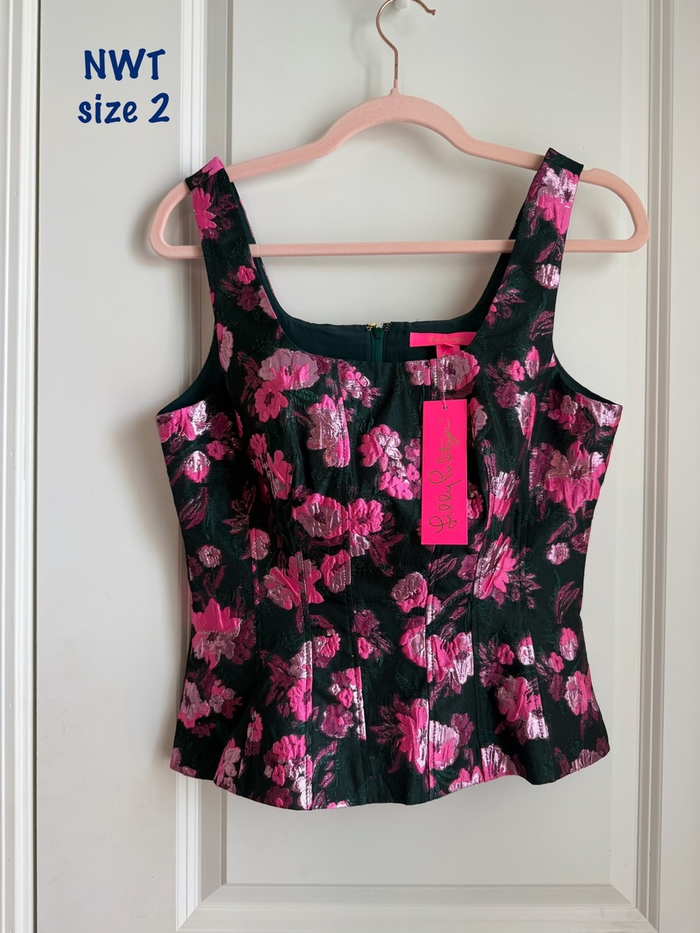 Lilly Pulitzer Leya Floral Jacquard top